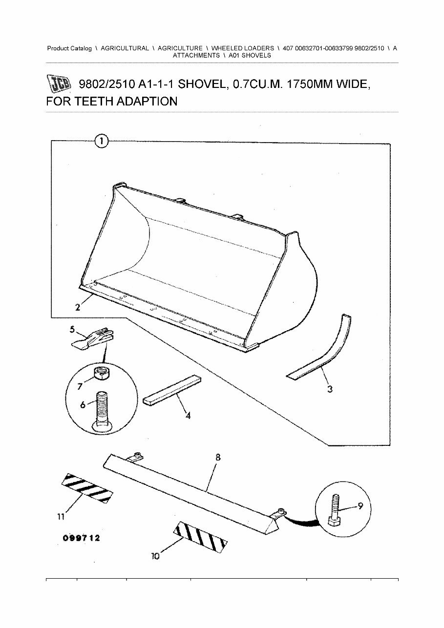 JCB 407 Wheel Loader Parts Catalog preview img 2