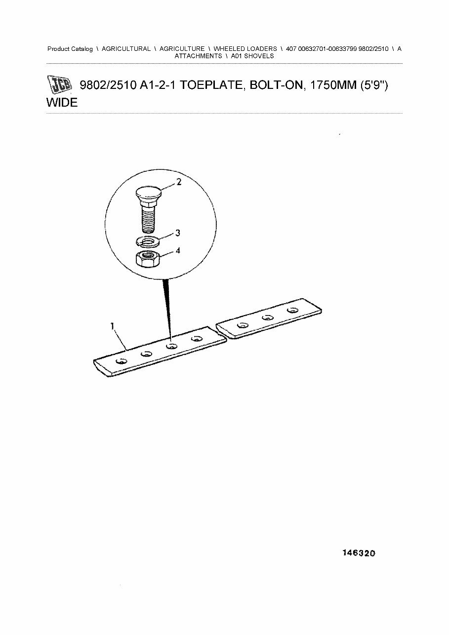 JCB 407 Wheel Loader Parts Catalog preview img 4
