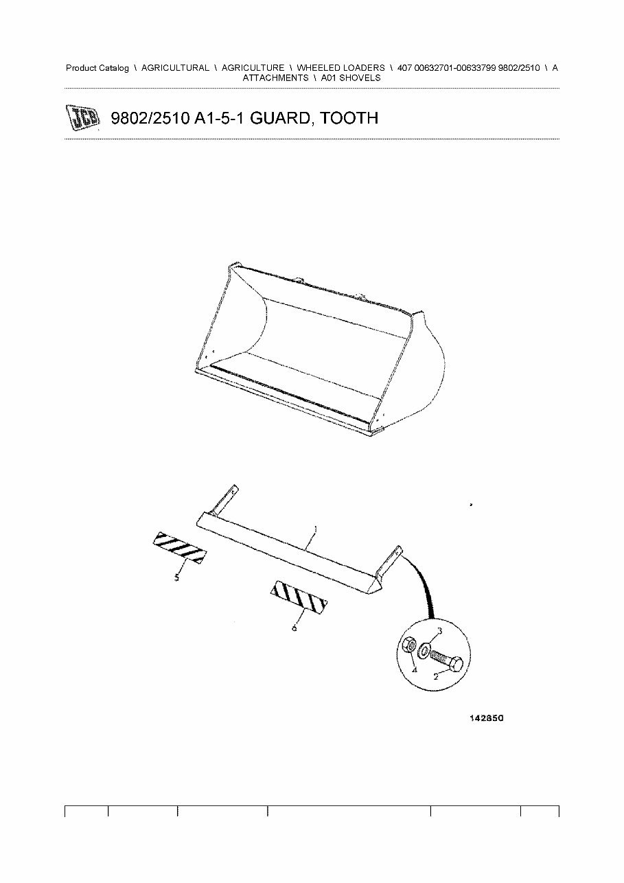 JCB 407 Wheel Loader Parts Catalog preview img 8
