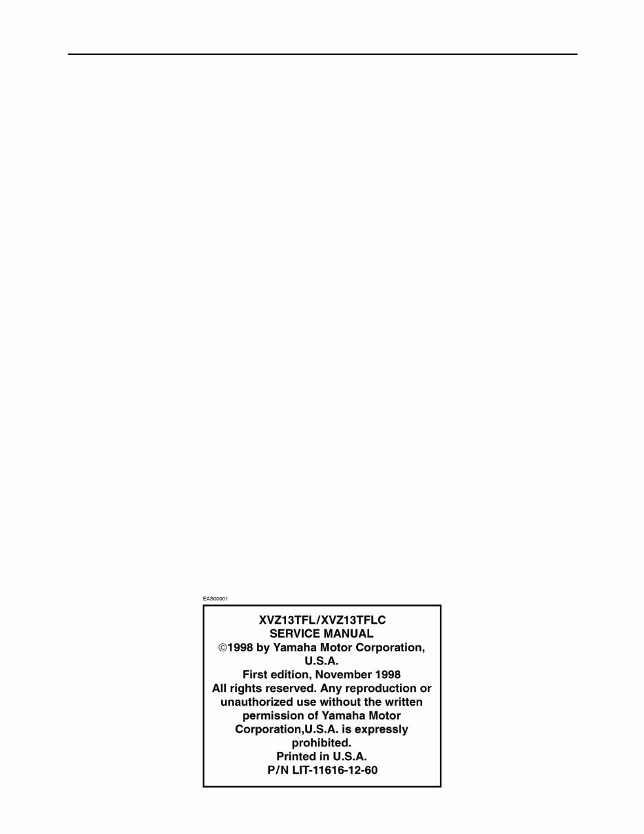 2003 Yamaha ROYAL STAR VENTURE Service & Repair Manual preview img 2