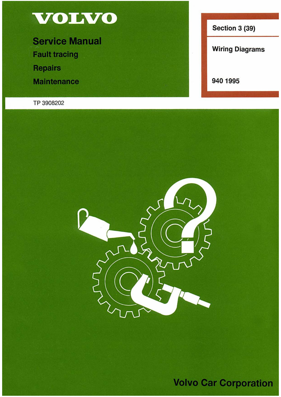 1995 Volvo 940 Wiring Diagrams preview img 1