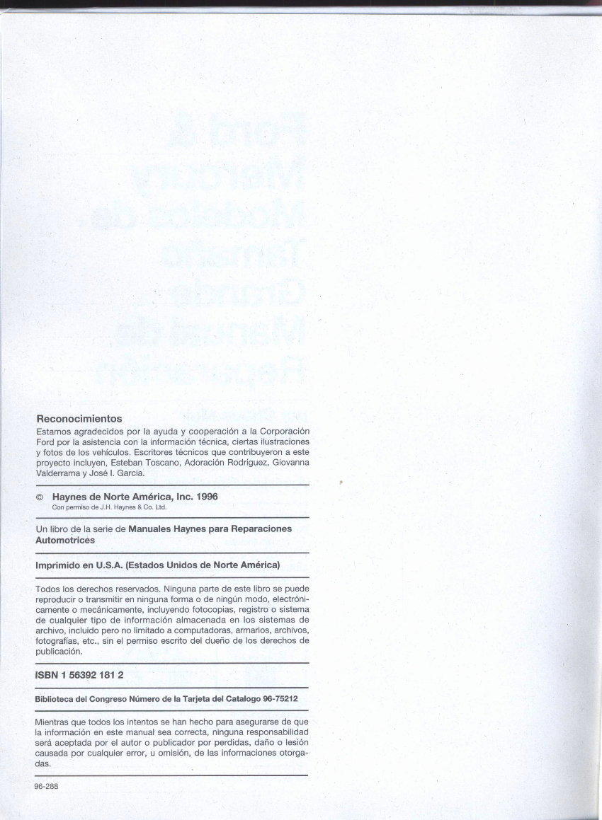 1979-1987 Ford LTD Service & Repair Manual preview img 3