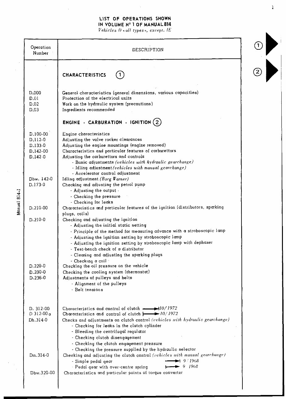 1965-1975 Citroen D Models Service & Repair Manual preview img 4