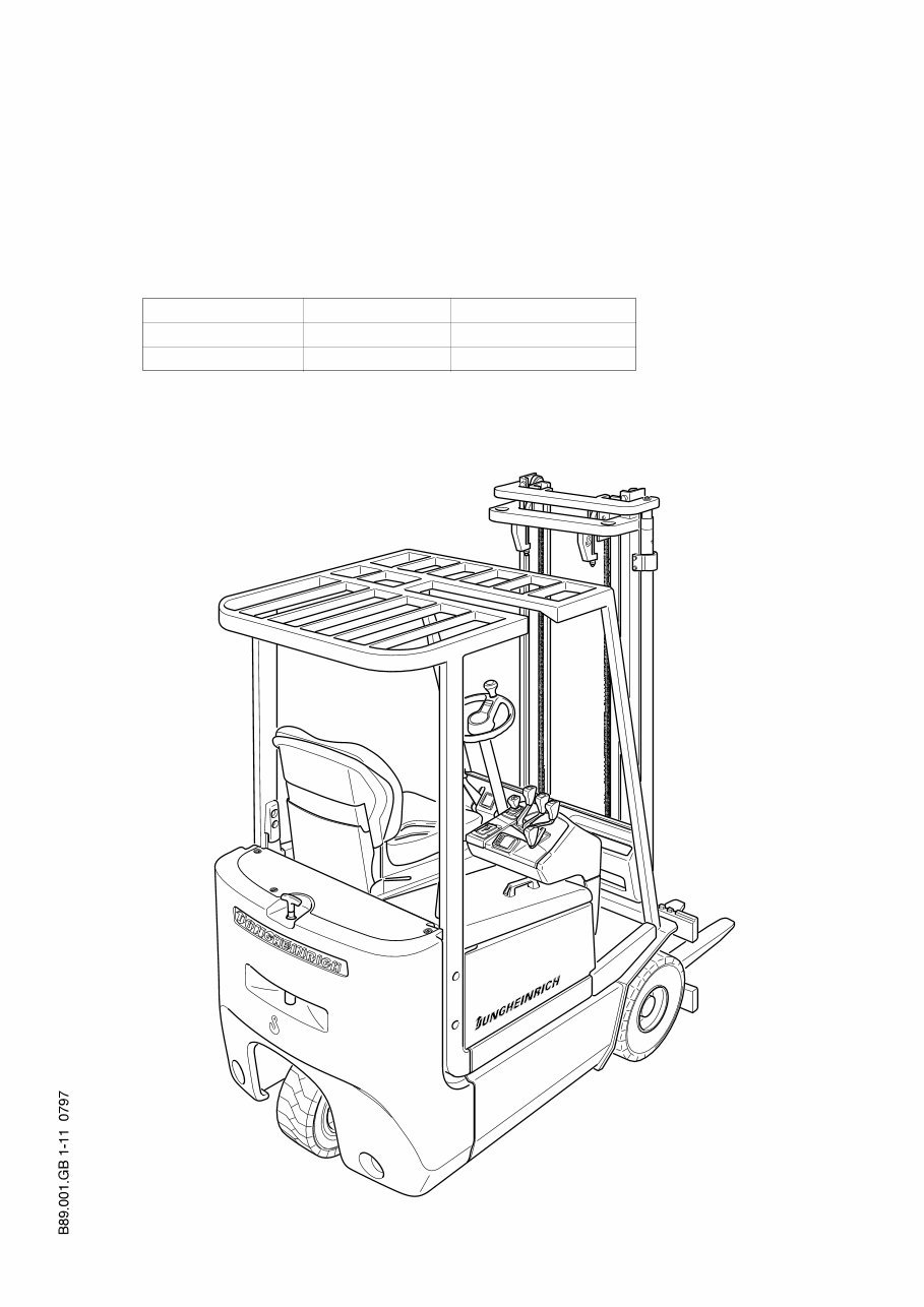 1996-2003 Jungheinrich Electric Forklift Truck EFG-DH Series Service & Repair Manual preview img 7