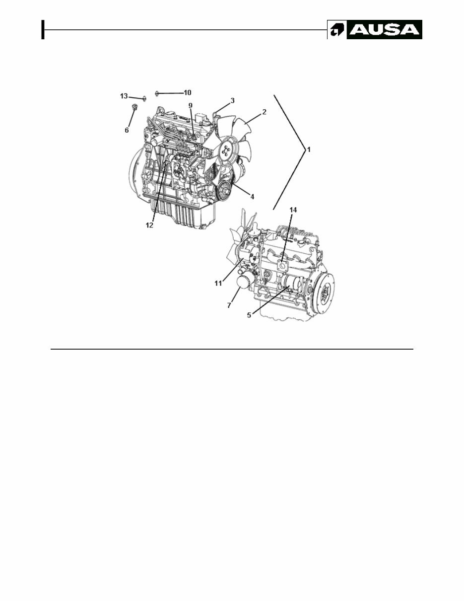 AUSA C 150 H - C 150 H X4, C150H-C150HX4 Forklift Parts Manual preview img 3