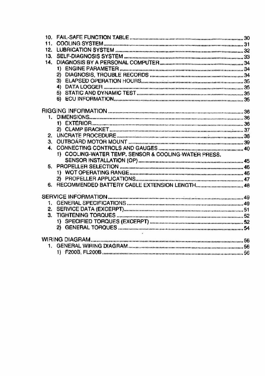 Yamaha 200HP (F200B/FL200B) Outboards OEM Service & Repair Manual preview img 3