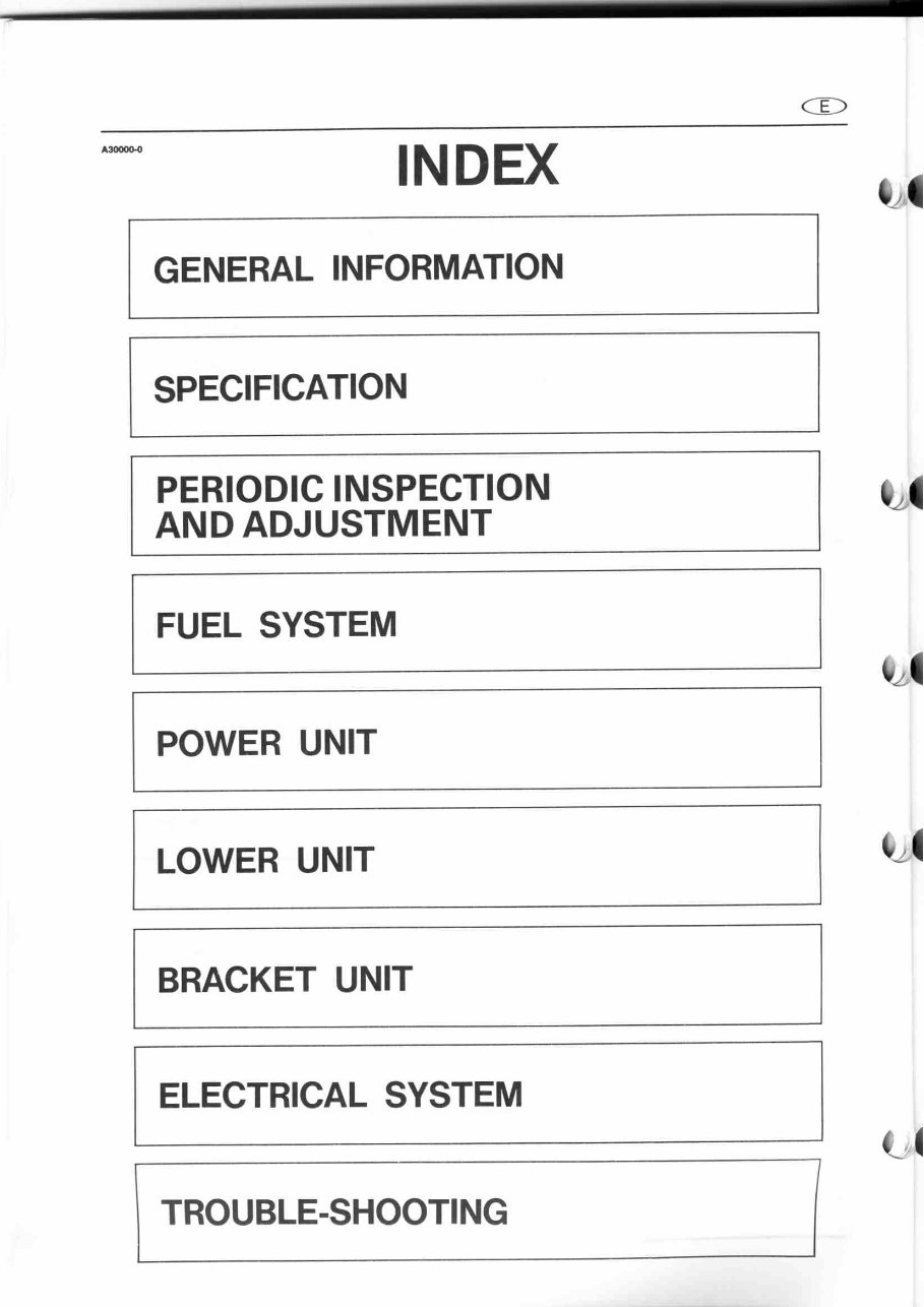 Yamaha Marine Outboard 25V / 30G (C30) Service Repair Manual preview img 8