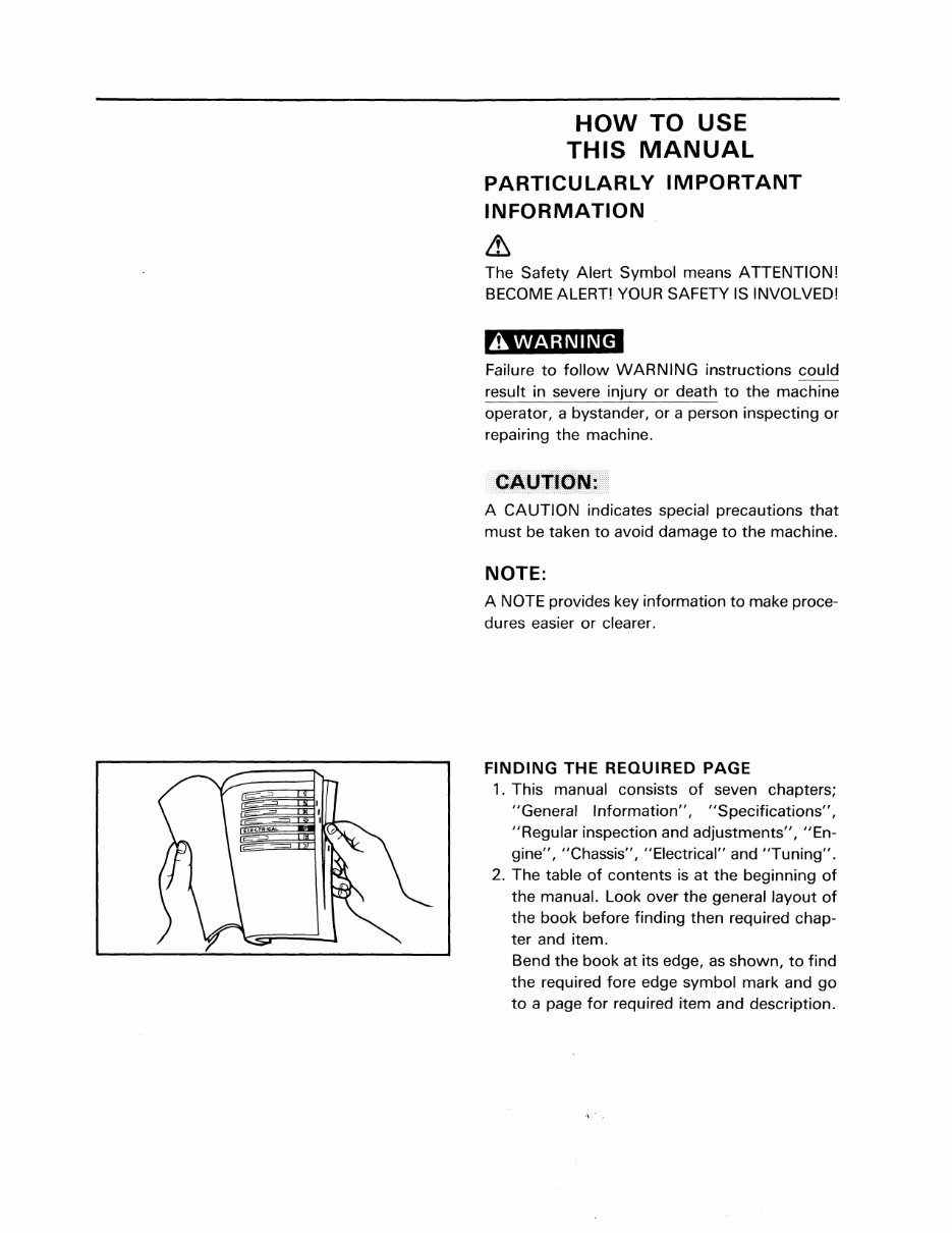 YAMAHA YZ125 Full Service & Repair Manual 1992-1993 preview img 8