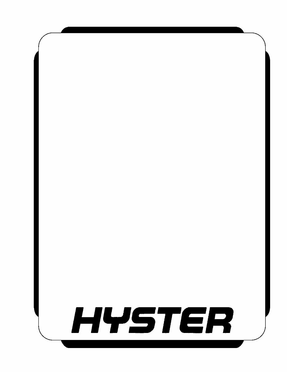 HYSTER E30HSD, E35HSD, E40HSD Forklift Service Repair Manual & Parts Manual (A219) preview img 1