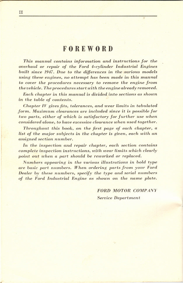 Ford 120 4 Cylinder Industrial Engine Service Manual preview img 4