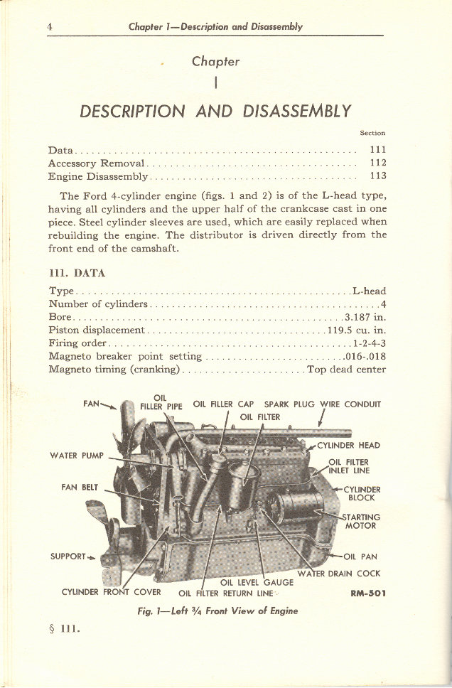 Ford 120 4 Cylinder Industrial Engine Service Manual preview img 8