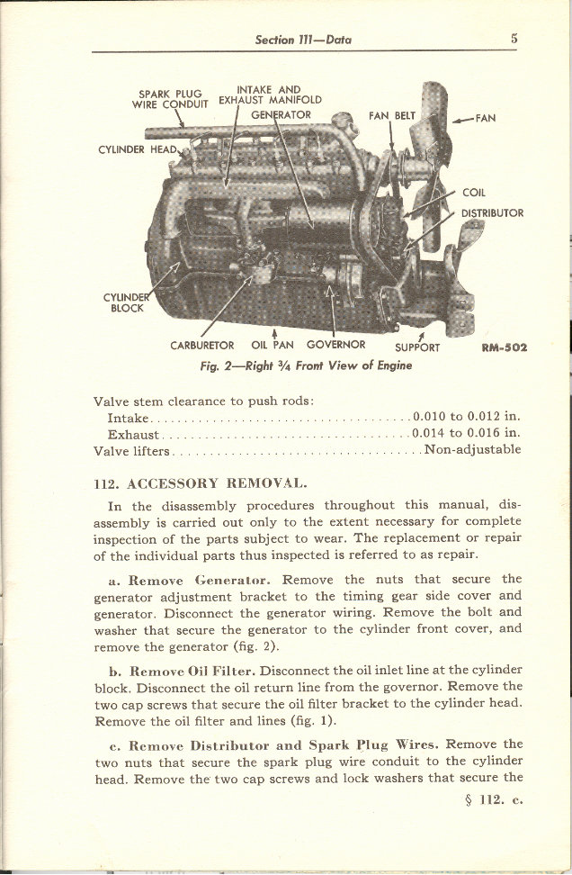 Ford 120 4 Cylinder Industrial Engine Service Manual preview img 9