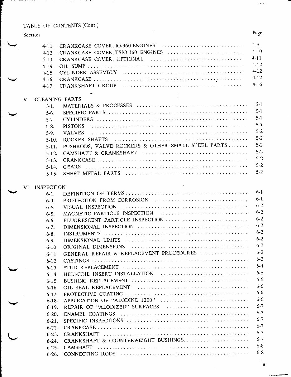 Continental IO-360 TSIO-360 Overhaul Manual preview img 3