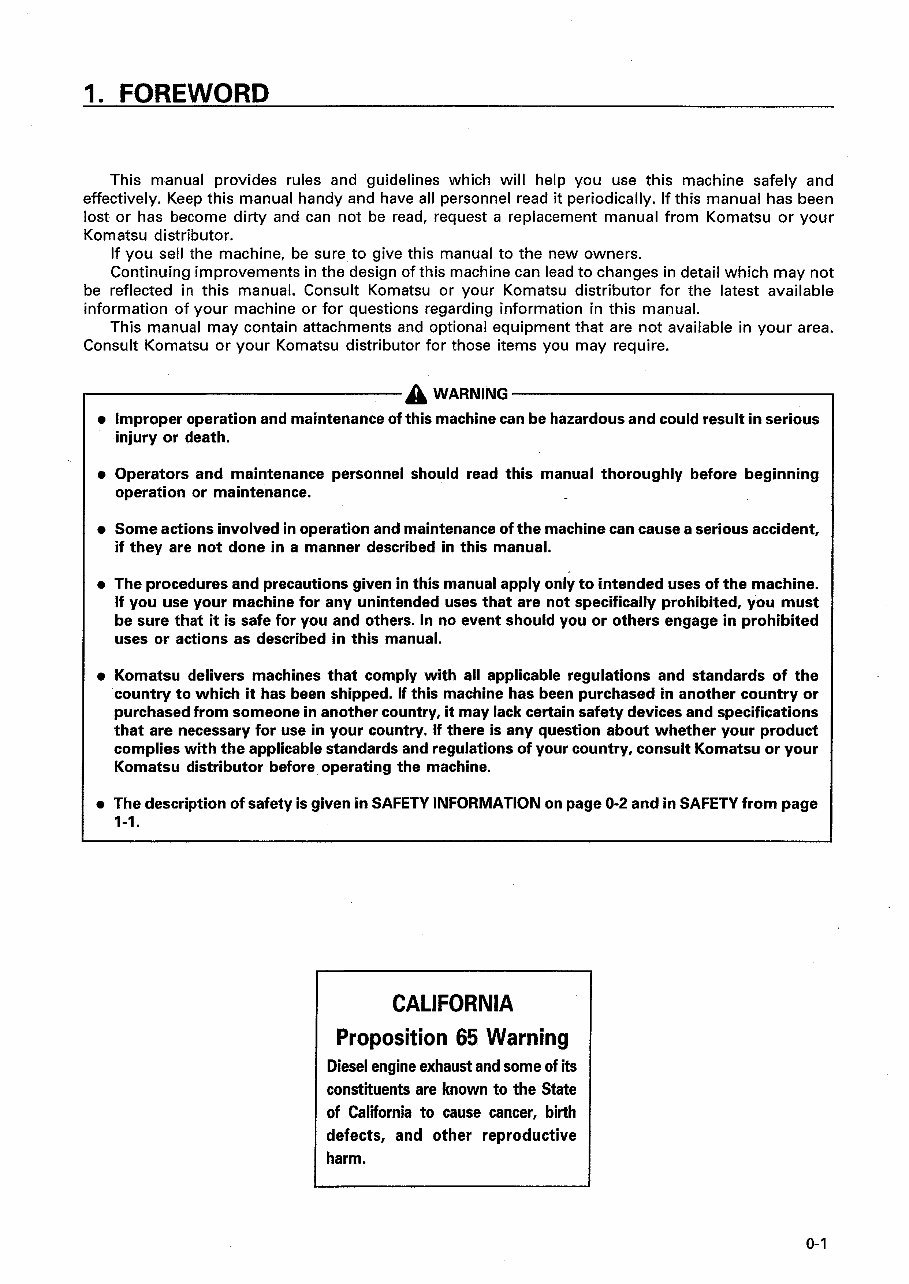 KOMATSU WA900-1 Wheel Loader Service Repair Manual + Operation & Maintenance Manual preview img 2