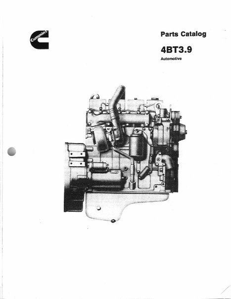 Cummins 4BT Parts Catalog preview img 2