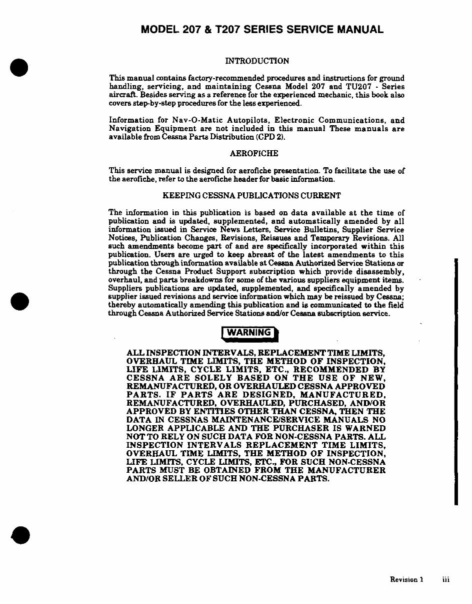 Cessna 207 T207 Aircraft Complete Workshop Service Repair Manual 1969 1970 1971 1972 1973 1974 1975 1976 1977 1978 1979 1980 198 preview img 9