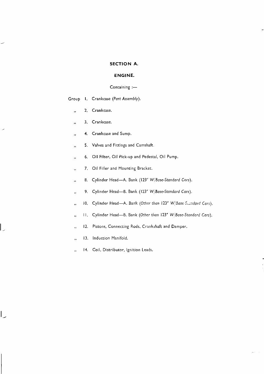 Rolls Royce Silver Cloud II & Bentley S2 & Continental S2 Illustrated Parts Catalog Manual - preview img 8