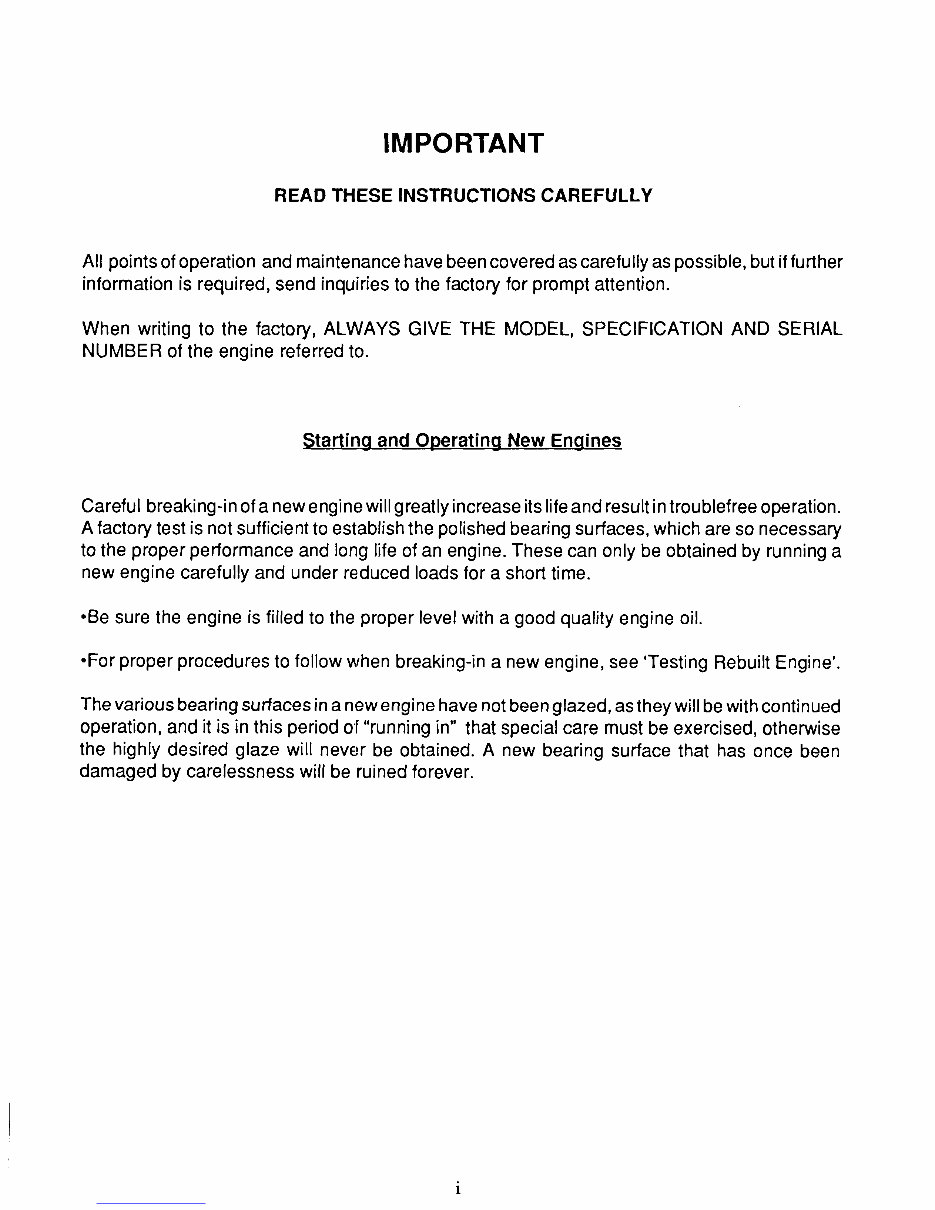 WISCONSIN V465D V460D V461D Engine Workshop Repair Manual preview img 3