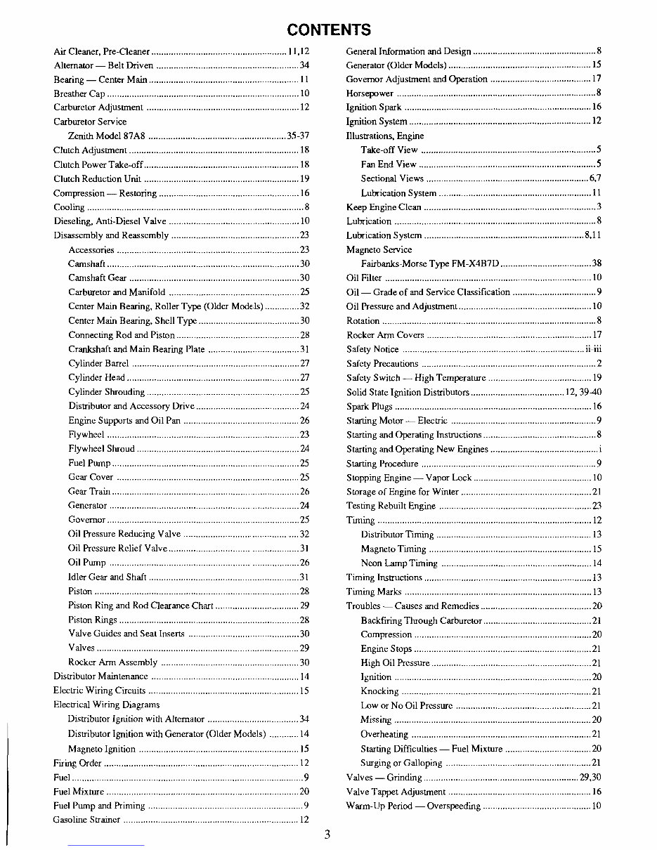 WISCONSIN V465D V460D V461D Engine Workshop Repair Manual preview img 7