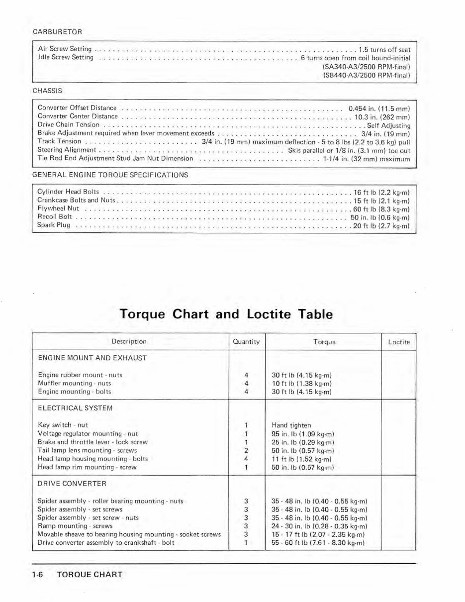 1979 KAWASAKI DRIFTER 340 Snowmobile Service & Shop Repair Manual Instant preview img 10