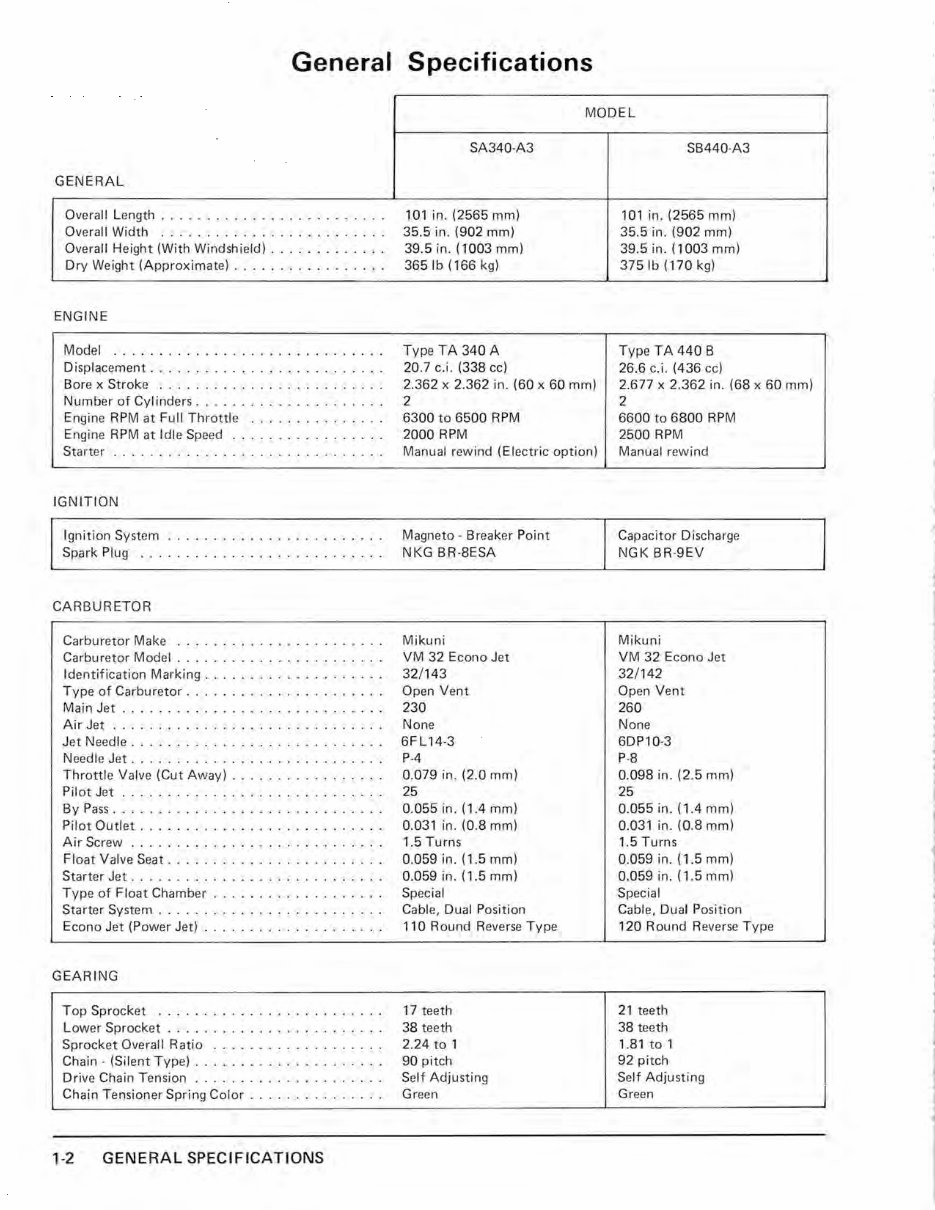 1979 KAWASAKI DRIFTER 340 Snowmobile Service & Shop Repair Manual Instant preview img 6