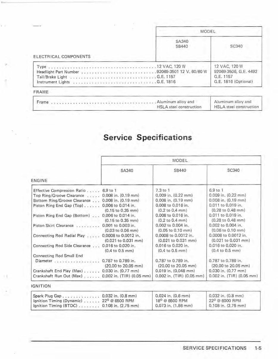 1980 KAWASAKI DRIFTER 440 Snowmobile Service & Shop Repair Manual Instant preview img 7