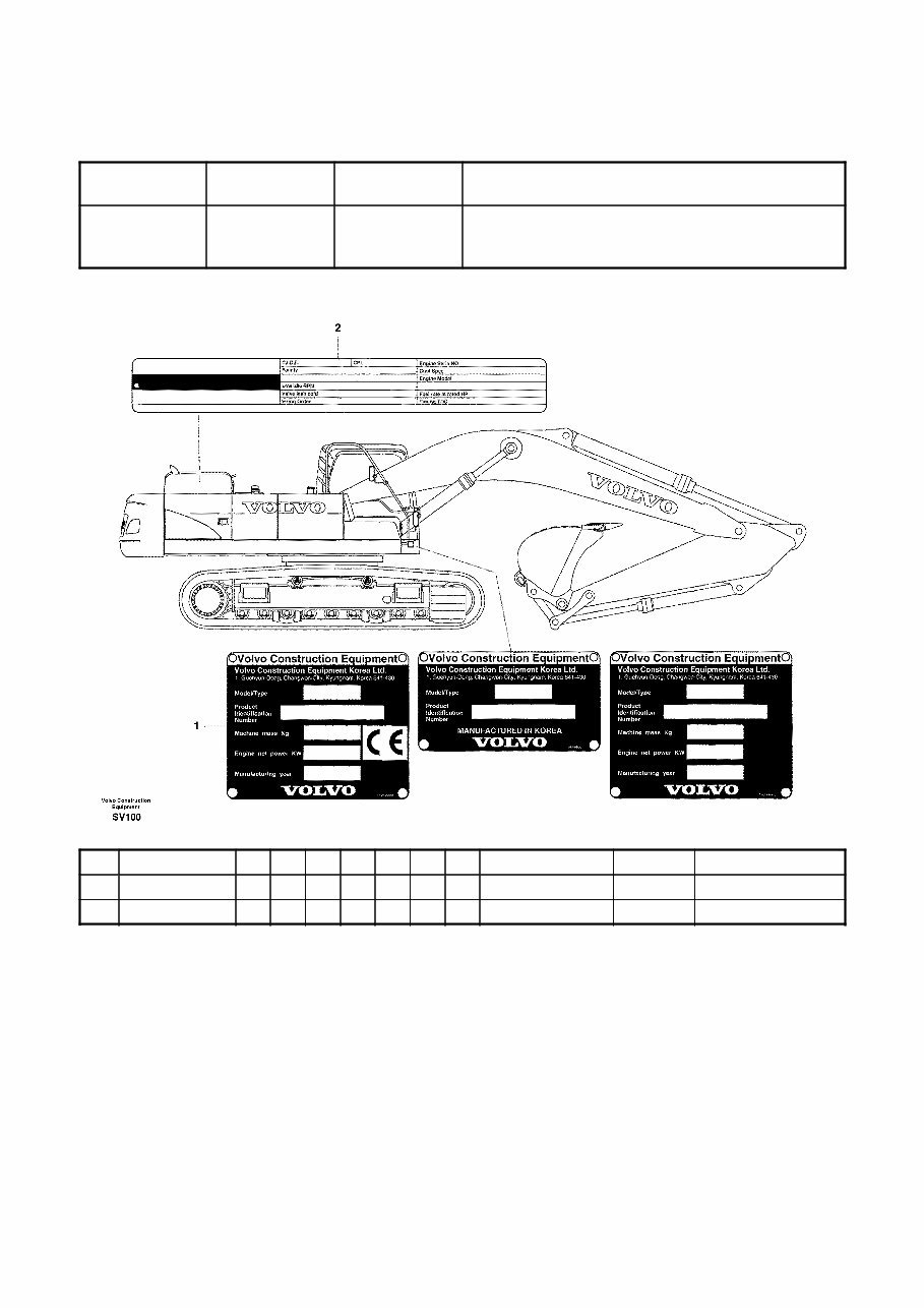 Volvo EC460B LC, EC460B LR (EC460BLC EC460BLR) Excavator Service Parts Catalogue Manual INSTANT SN: 11515-15000, 80001 preview img 2