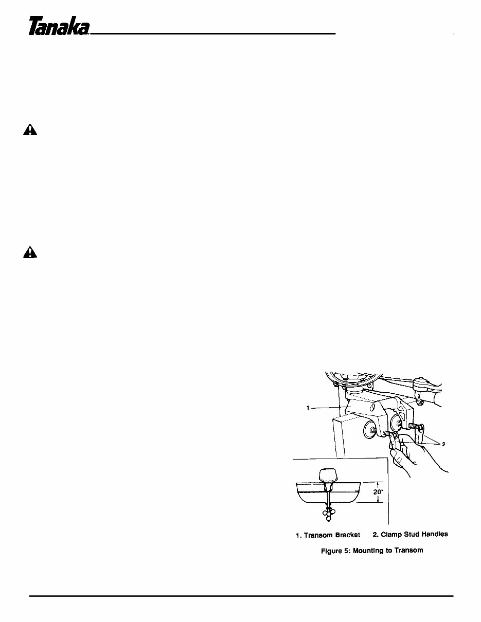 TANAKA OUTBOARDS TOB-120 300 Manual preview img 8