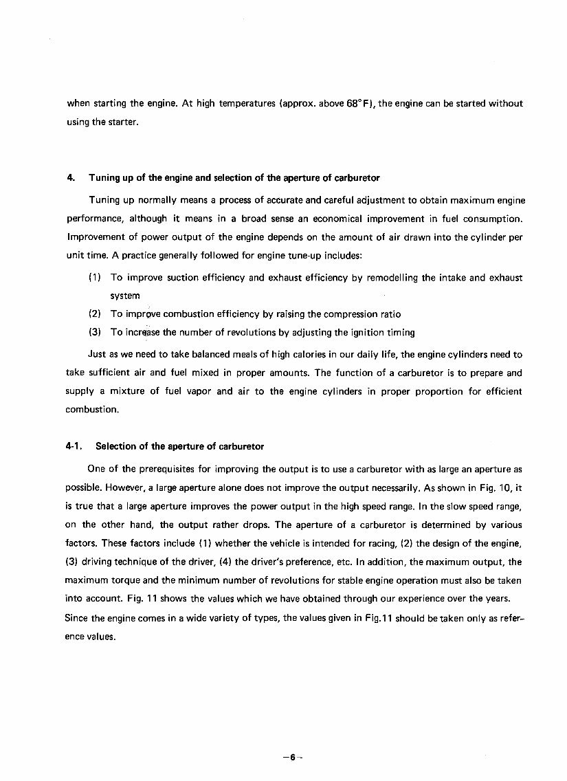 MIKUNI VM CARBURETOR SUPER TUNING Manual preview img 10