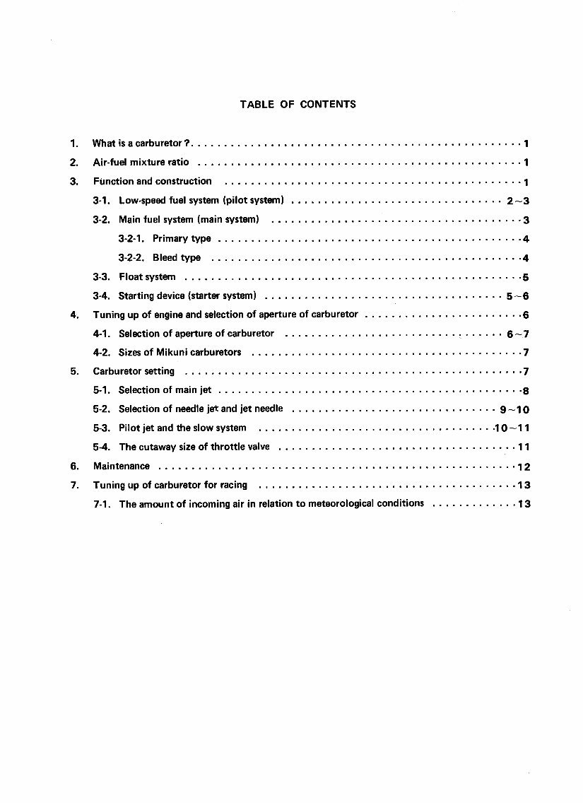 MIKUNI VM CARBURETOR SUPER TUNING Manual preview img 4