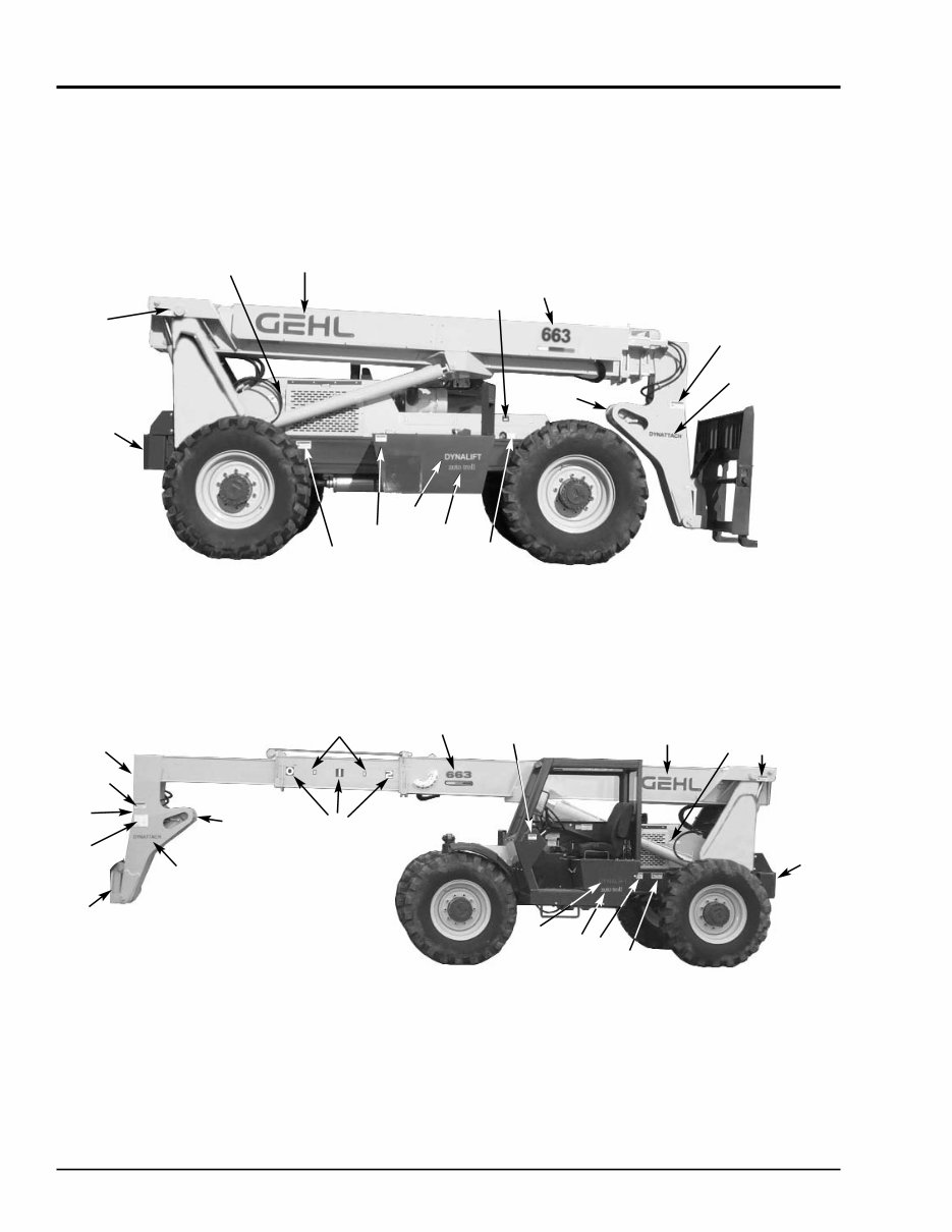 GEHL 663 Telescopic Handler Parts Manual preview img 10