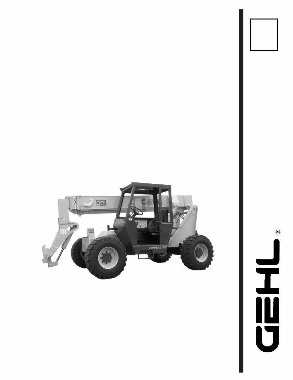 Gehl 552 553 Dynalift Telescopic Boom Forklift Parts Manual preview img 1