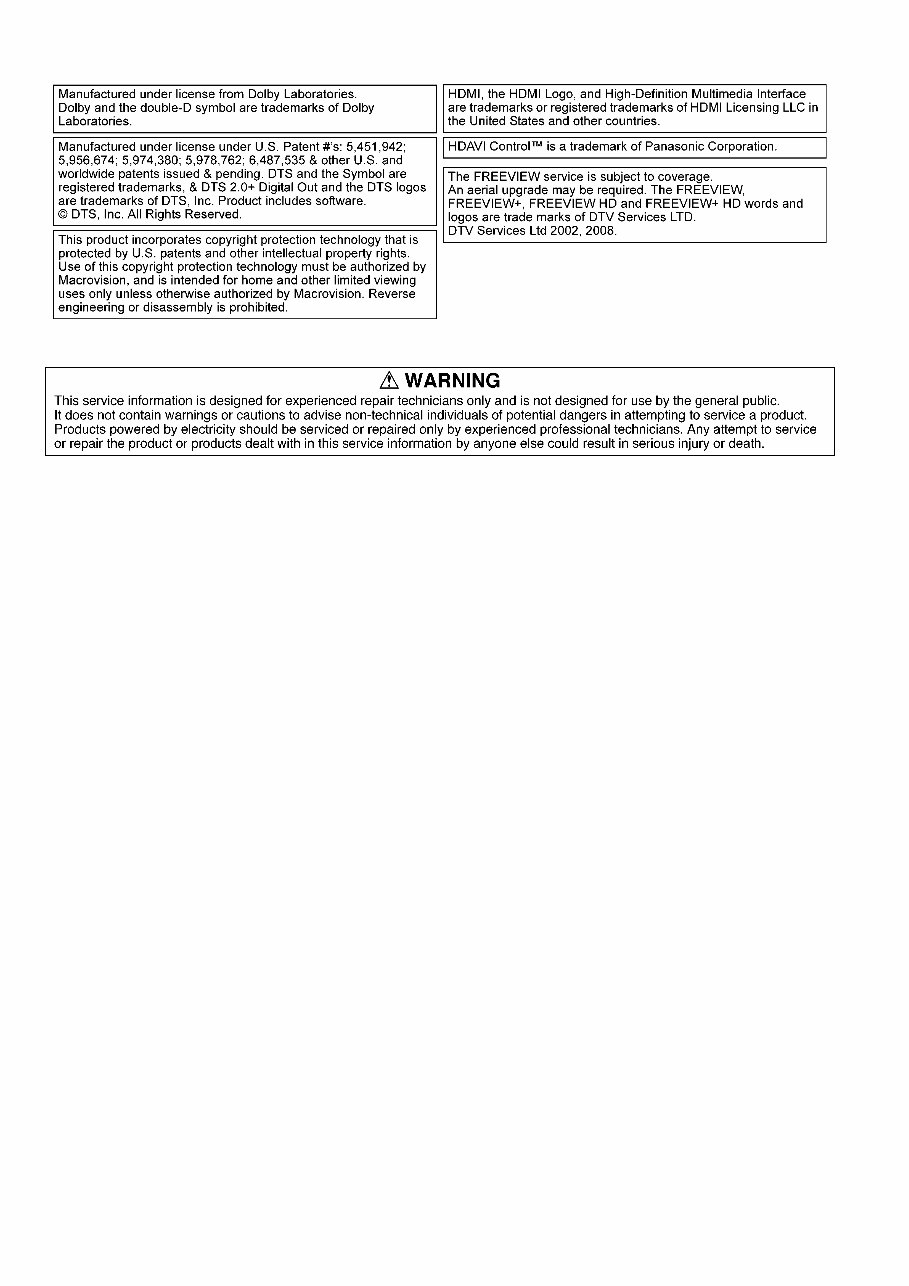 Panasonic DMR-EX83 + EX773 Series Service Manual & Repair Guide preview img 2