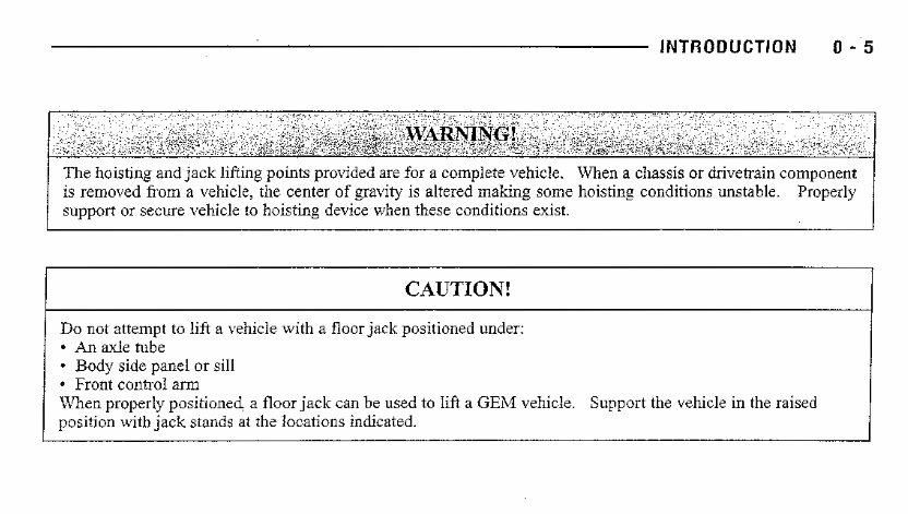 2005 GEM e2 Factory Service & Work Shop Manual preview img 8