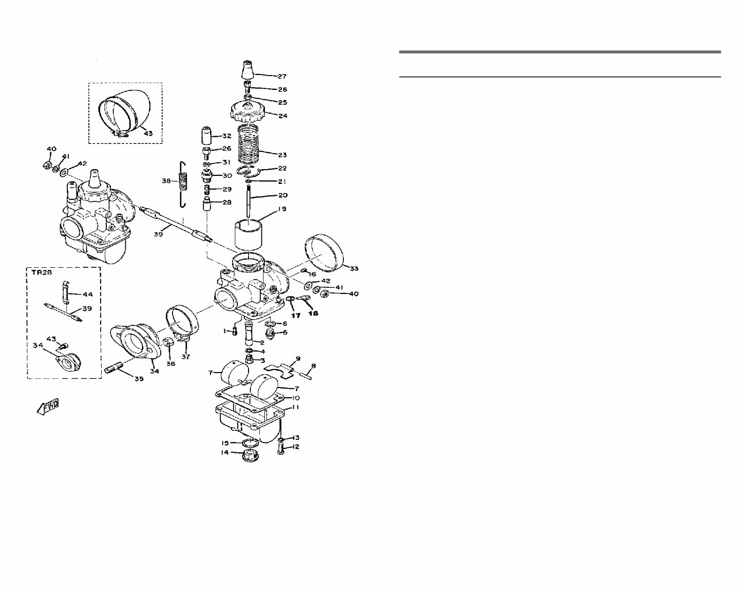 YAMAHA TR2 TR2B Replacement Parts Manual preview img 5