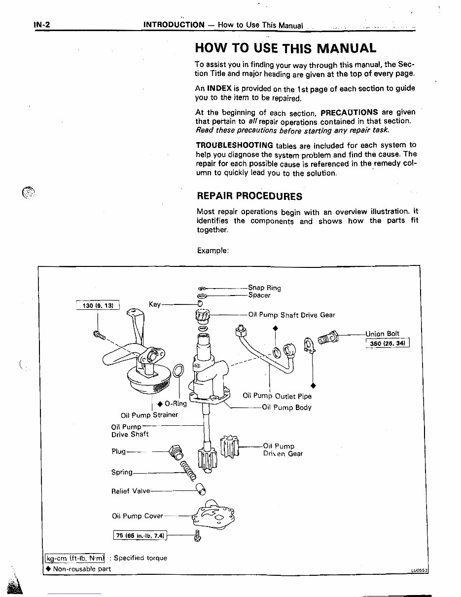 Toyota 7M-GE & 7M-GTE Engine Repair Manual preview img 4