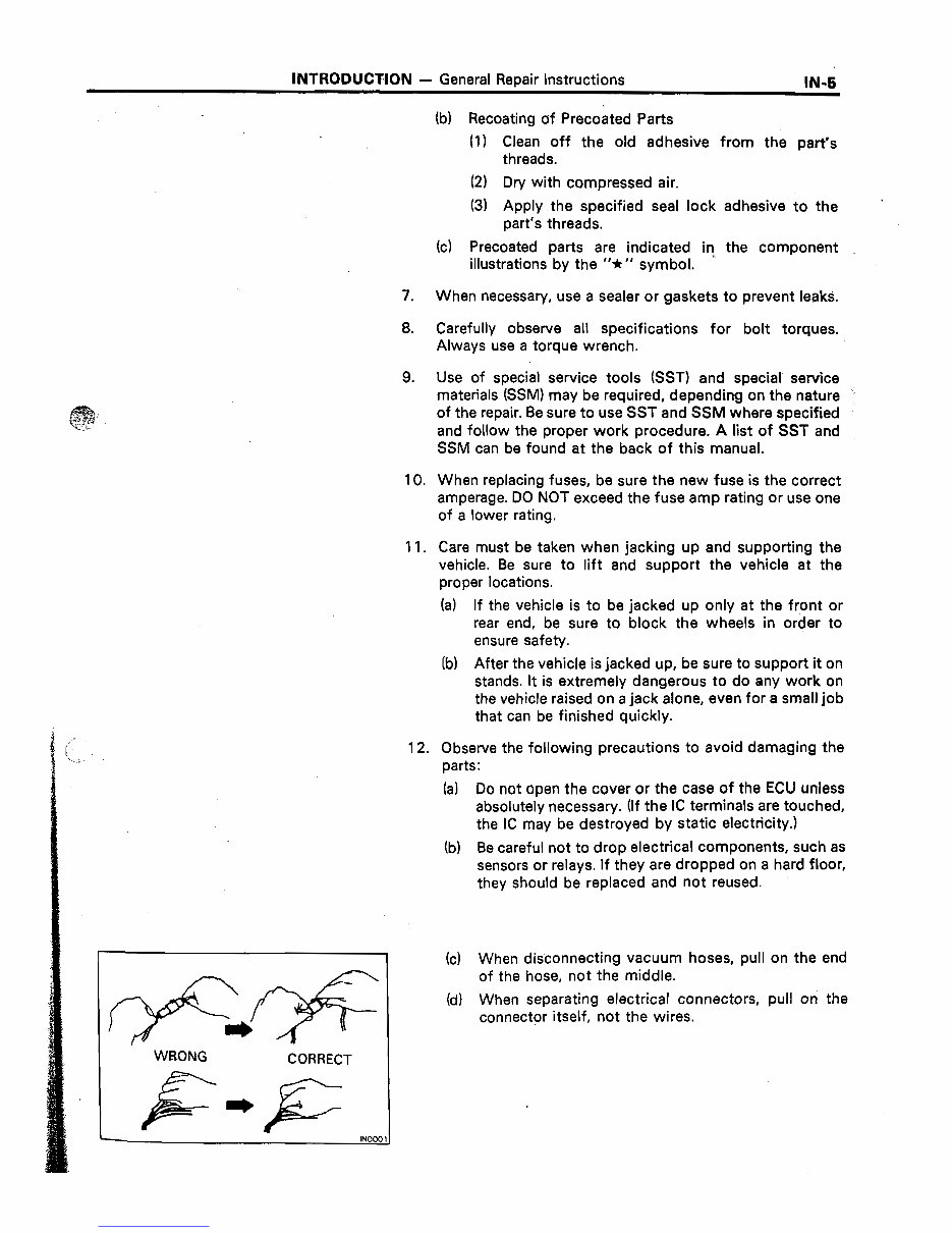 Toyota 7M-GE & 7M-GTE Engine Repair Manual preview img 7
