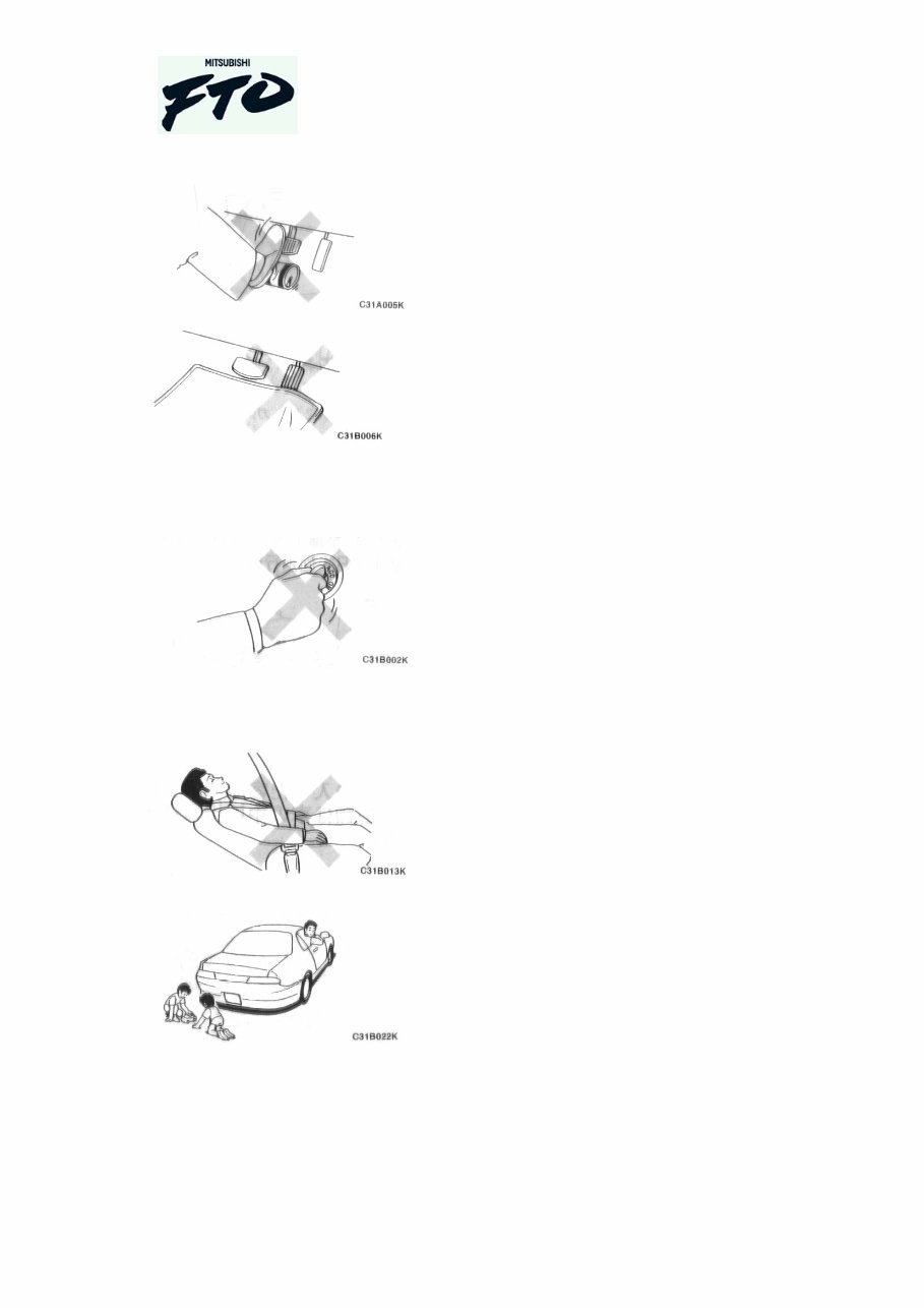 Mitsubishi FTO Owners owner user Handbook Manual FTO 2.0 GR GX GPX GPVR preview img 10