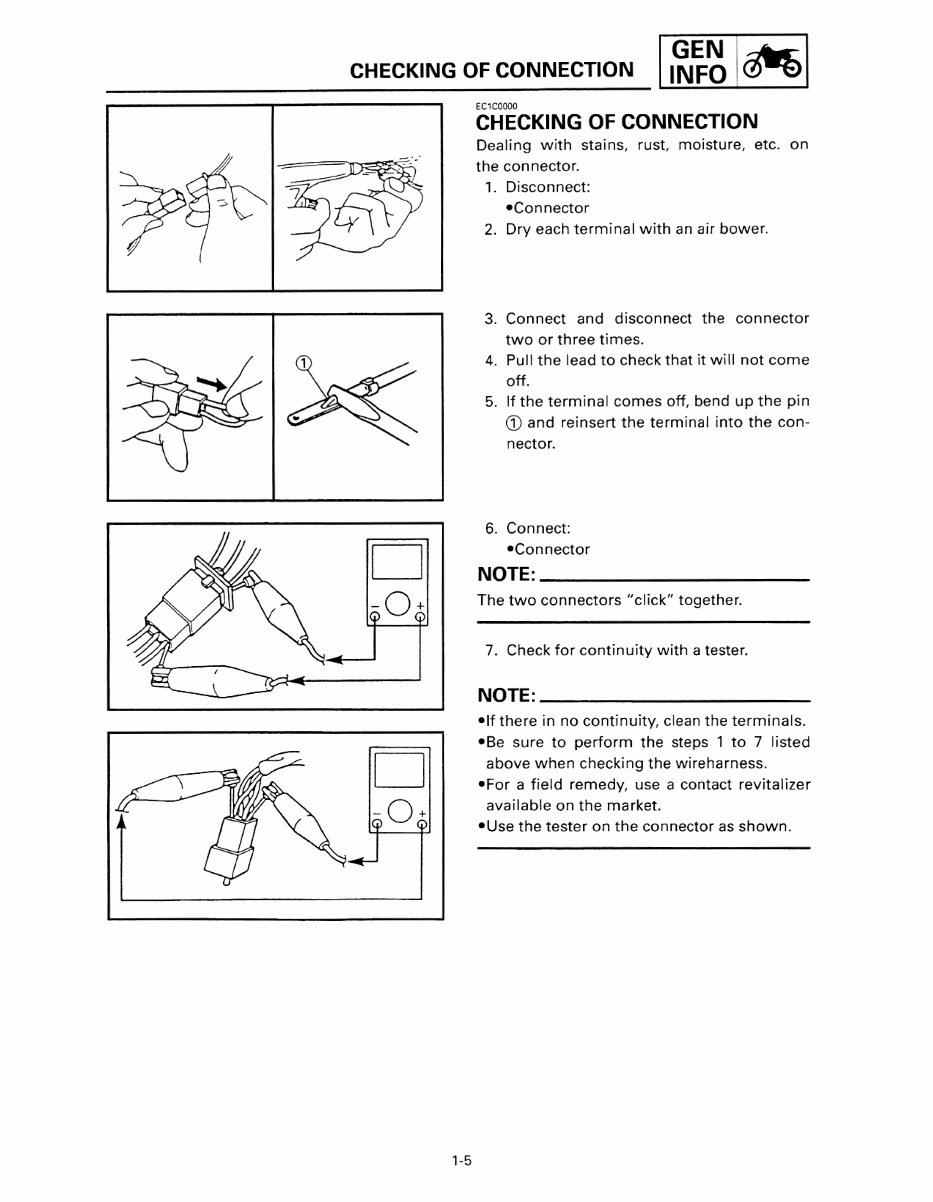 Yamaha YZ250 YZ 250 1997-2002 Workshop Manual preview img 10