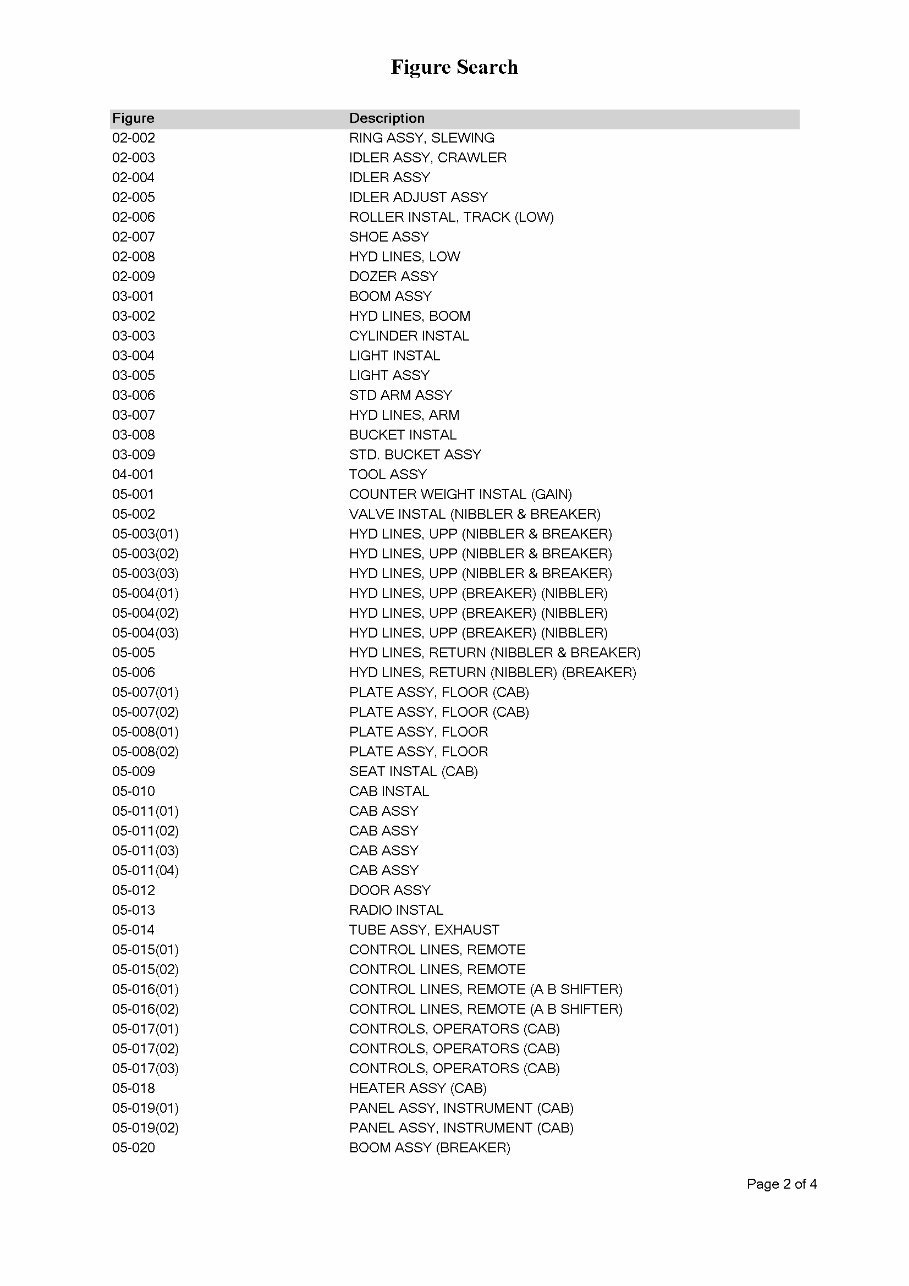 Kobelco SK15SR Mini Excavator Parts Manual ( PU07001-07254 ) preview img 3