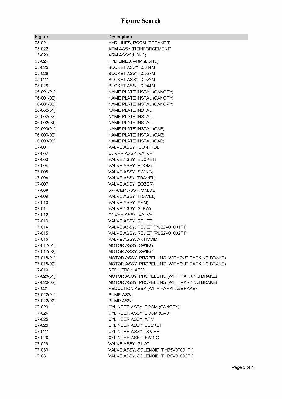 Kobelco SK15SR Mini Excavator Parts Manual ( PU07001-07254 ) preview img 4