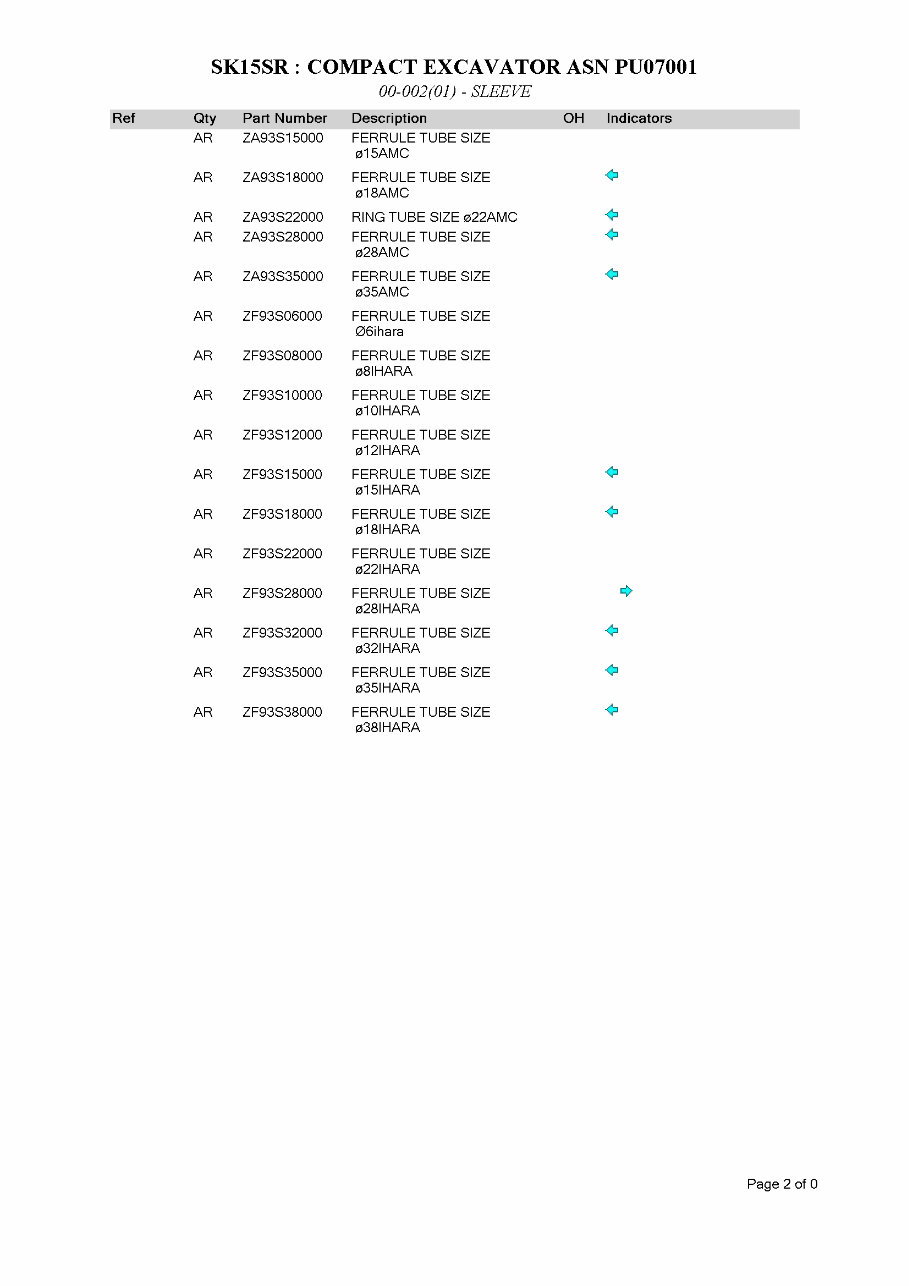 Kobelco SK15SR Mini Excavator Parts Manual ( PU07001-07254 ) preview img 9