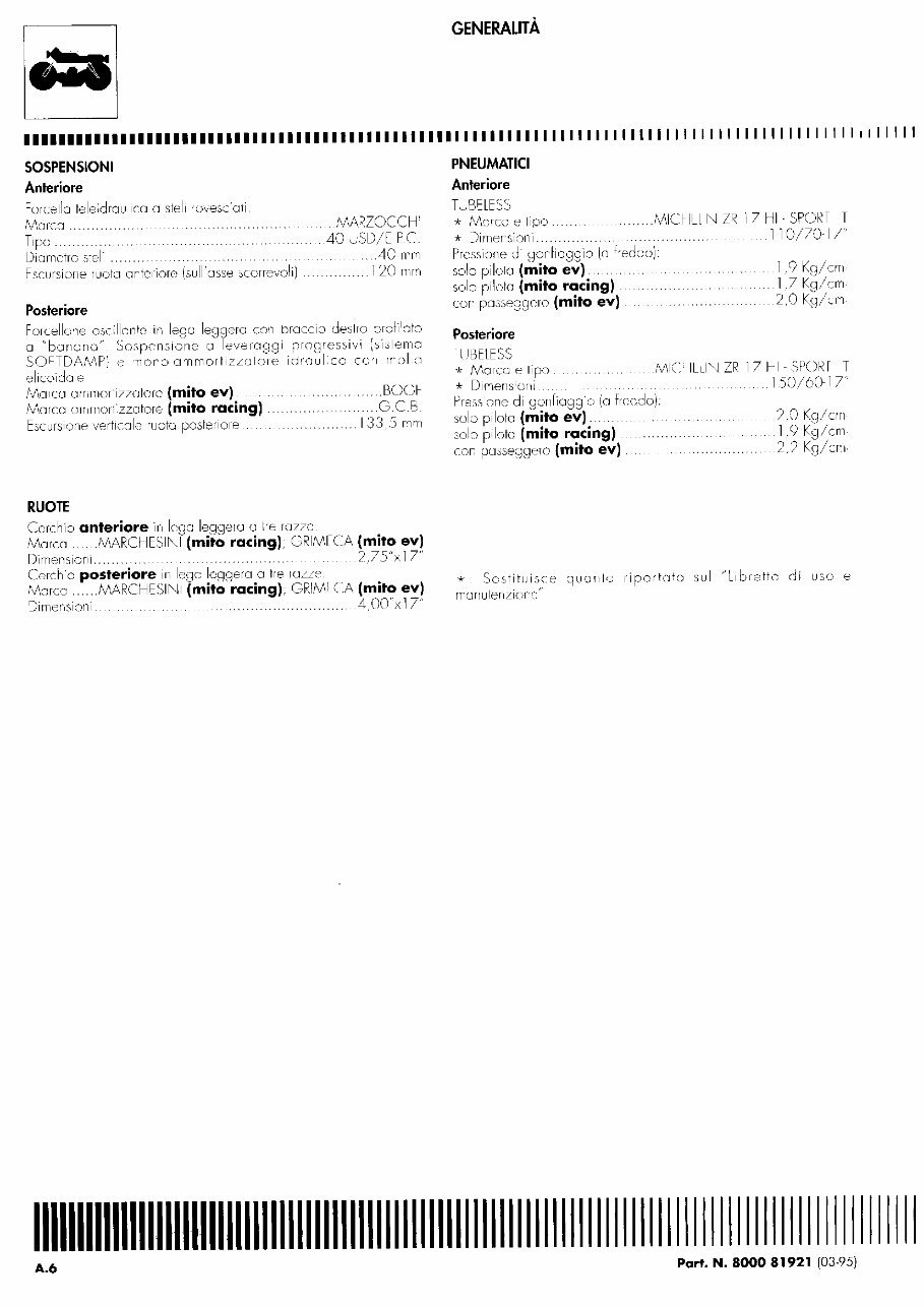 Cagiva Mito 125 Evolution EV Service Repair Workshop Manual preview img 8