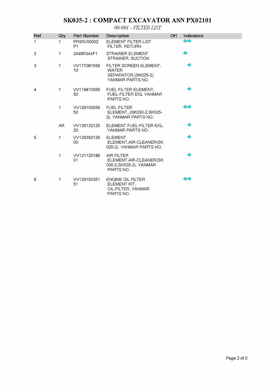 Kobelco SK035-2 Mini Excavator Parts Manual INSTANT (SN: PX02101 to 02944) preview img 7