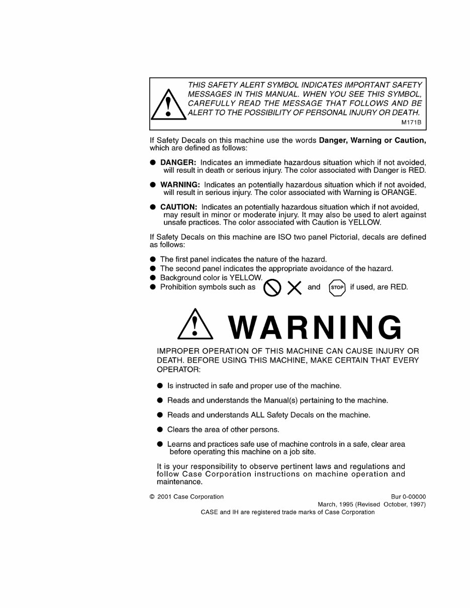 1966-1971 Case 580 Construction King 580CK Tractor Owners Manual preview img 2