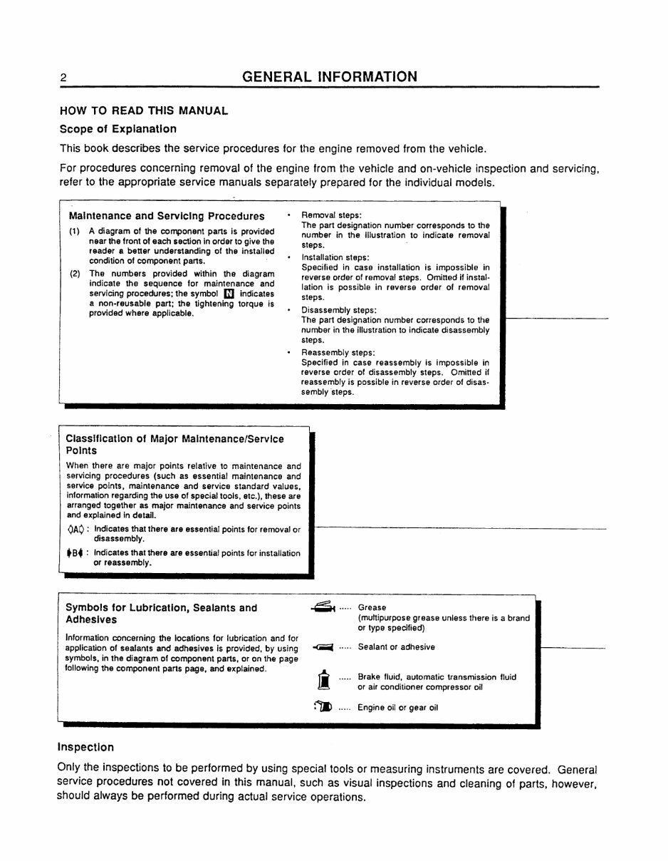Mitsubishi 4G15 Gasoline Engine FG10 FG15 FG18 Forklift Trucks Complete Workshop Service Repair Manual preview img 6