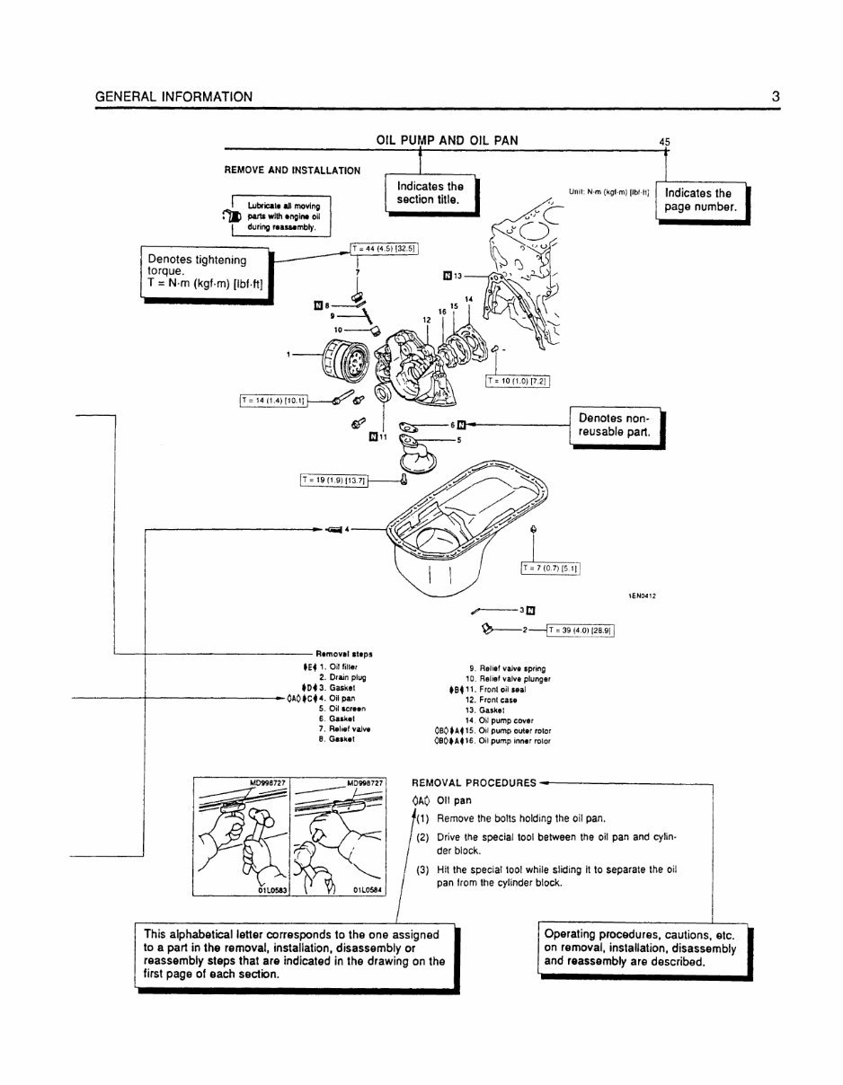Mitsubishi 4G15 Gasoline Engine FG10 FG15 FG18 Forklift Trucks Complete Workshop Service Repair Manual preview img 7
