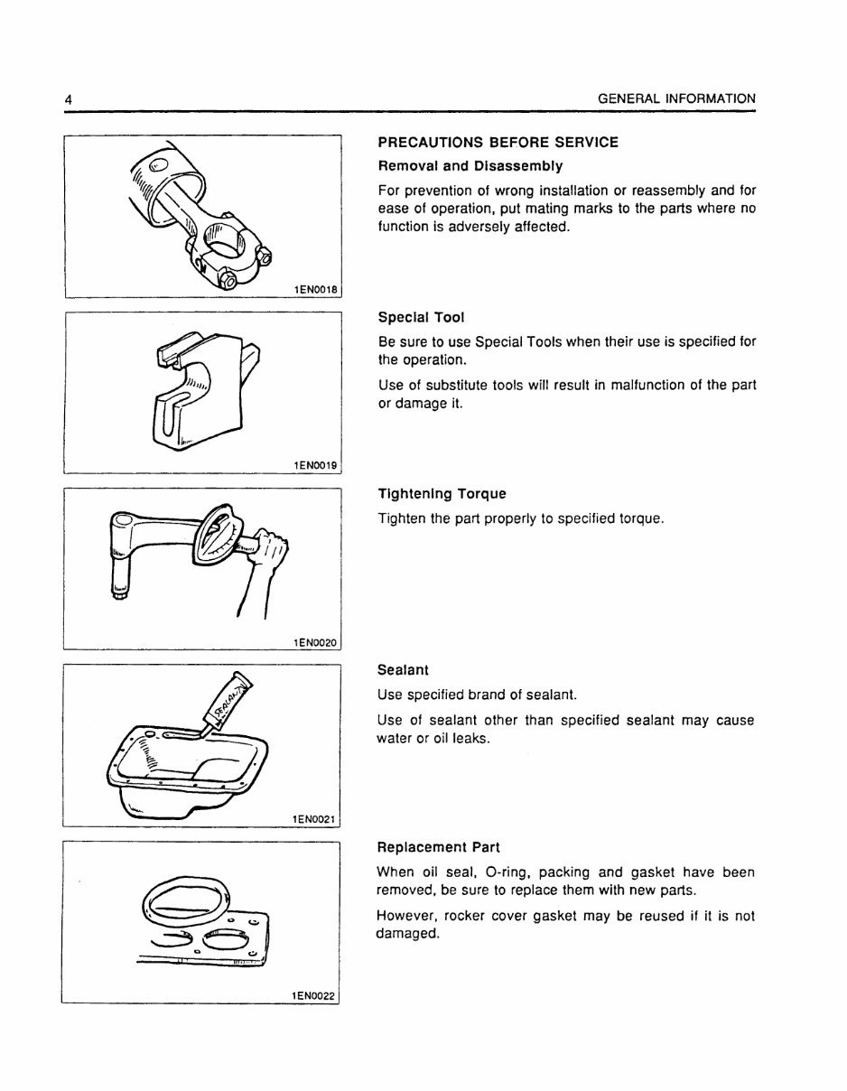 Mitsubishi 4G15 Gasoline Engine FG10 FG15 FG18 Forklift Trucks Complete Workshop Service Repair Manual preview img 8