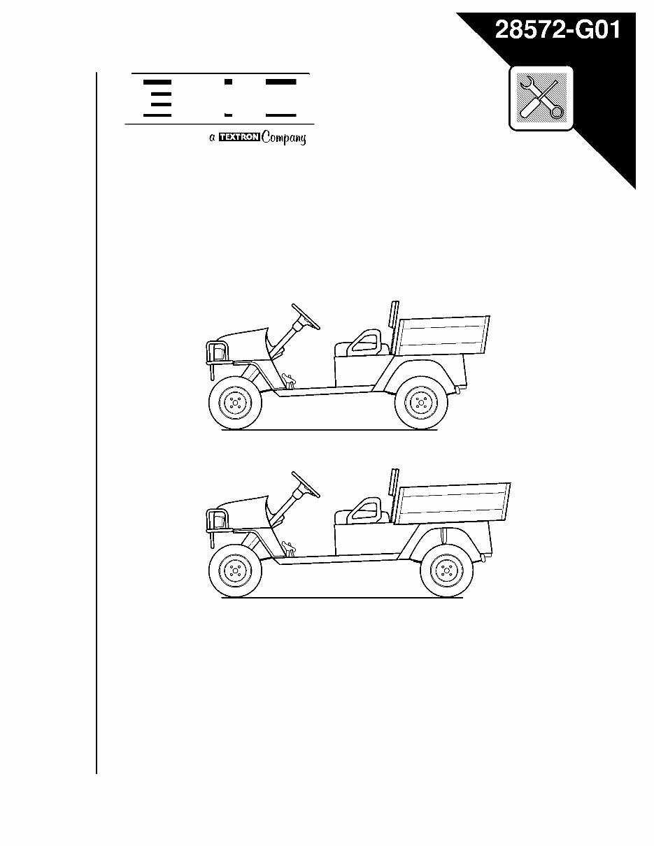 2002-2009 EZGO ST350 ST Sport Gas Utility Vehicle Service & Repair Manual preview img 1