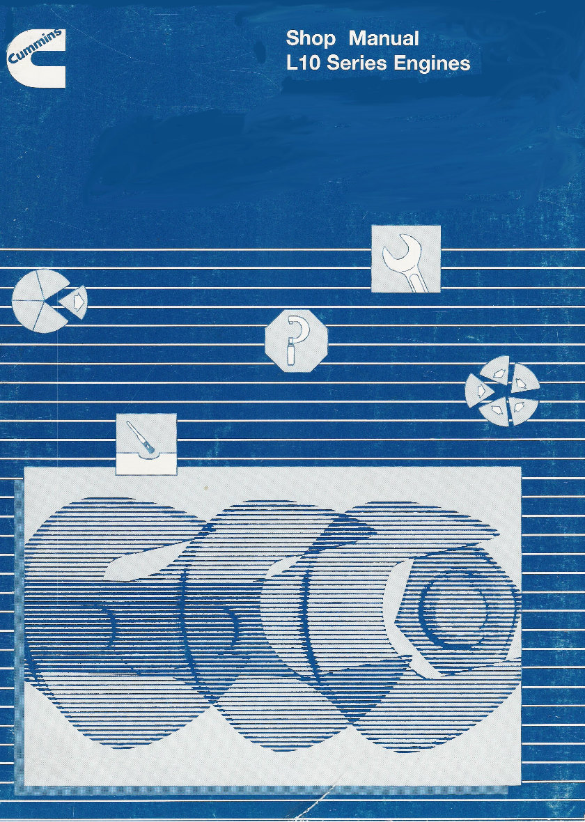 CUMMINS L10 Series Diesel Engine (External Damper models) Service Repair Manual - ! preview img 1